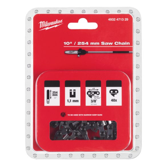 Milwaukee 3/8 X 254 X 1.1 FŰRÉSZLÁNC M18 FOPH