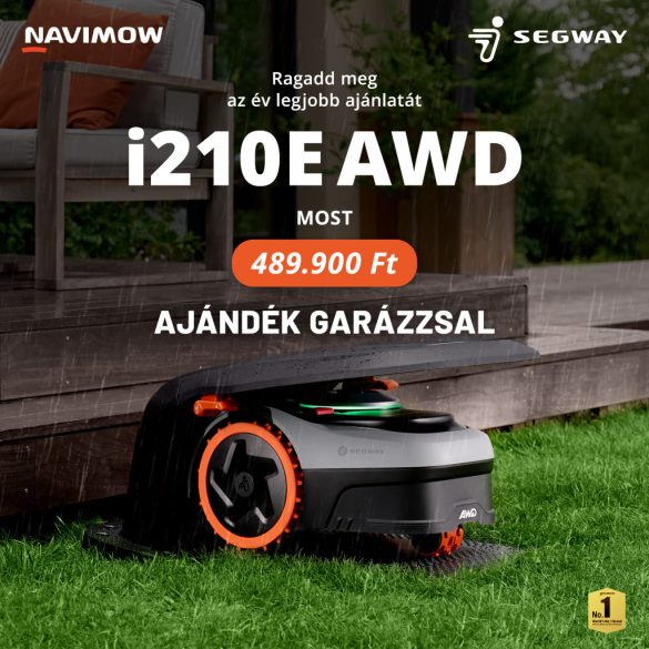 Segway Navimow i210E AWD robotfűnyíró MOST AJÁNDÉK GARÁZZSAL