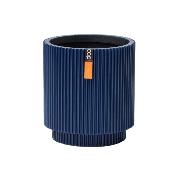 Capi Groove virágcserép, ciliner alakú 15x17 cm - sötét kék
