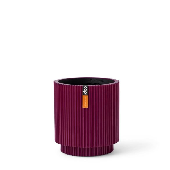 Capi Groove Cylinder virágcserép, 19x21 cm - lila
