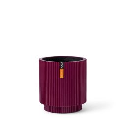 Capi Groove Cylinder virágcserép, 23x25 cm - lila