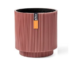 Capi Groove virágcserép, ciliner alakú 15x17 cm - pink