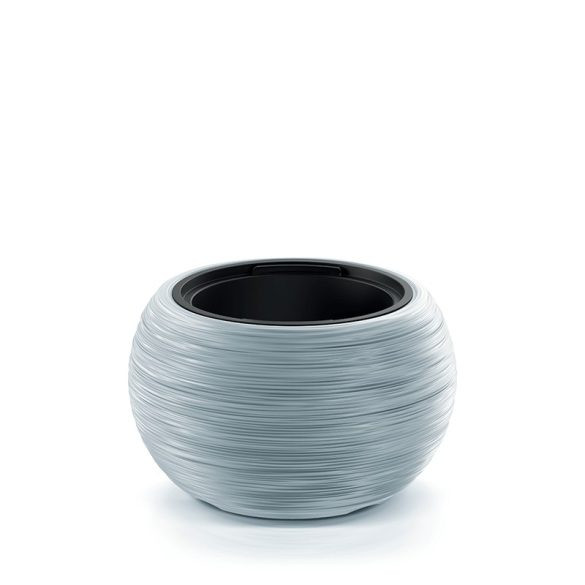 Prosperplast Furu Bowl virágcserép, 40 cm - világos szürke