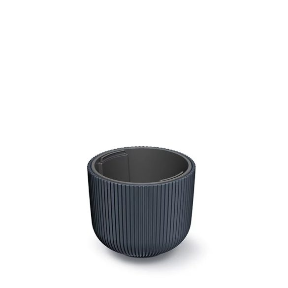 Prosperplast Milly Bowl virágcserép, 24 cm - antracit