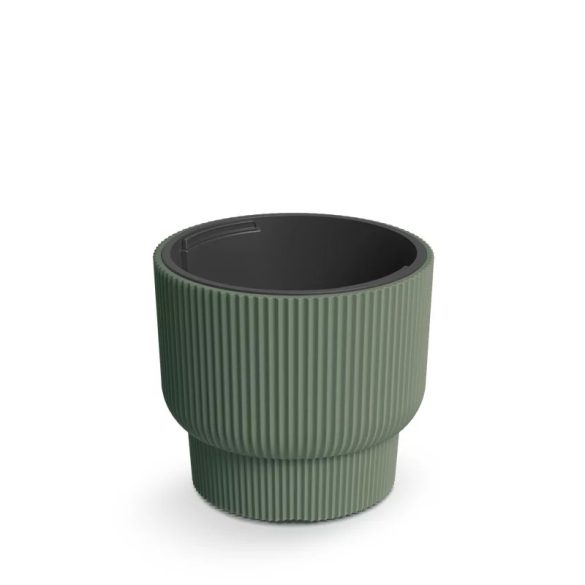 Prosperplast Milly Lr virágcserép, 30 cm - fenyőzöld