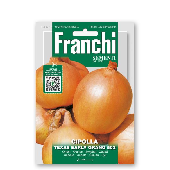 Franchi Sementi Vöröshagyma vetőmag - Texas Early Grano 502