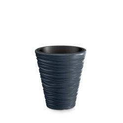 Prosperplast Sand Low virágcserép, 30 cm - antracit
