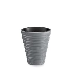 Prosperplast Sand Low virágcserép, 40 cm - kő szürke