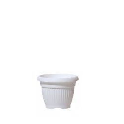 Posperplast Terra virágcserép, 15 cm - fehér