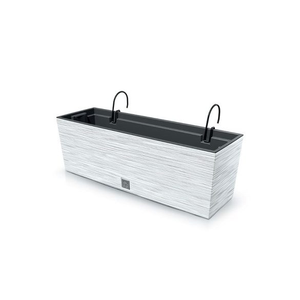 Prosperplast FURU CASE ECO WOOD balkonláda, 60 cm - fehér