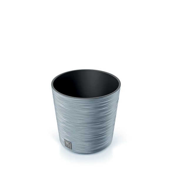Prosperplast Furu Low Round virágcserép, 25 cm - beton