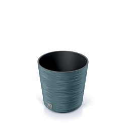   Prosperplast Furu Low Round virágcserép, 25 cm - skandinávkék