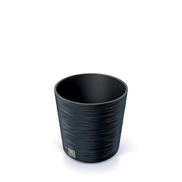 DFR250-S433 Prosperplast virágcserép FURU ROUND LOW - antracit