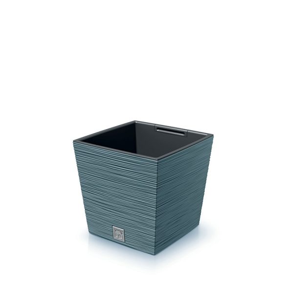 Prosperplast Furu Square Low virágcserép, 24 cm - skandinávkék