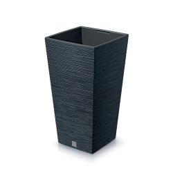 Prosperplast Furu Square virágcserép, 30 cm - antracit