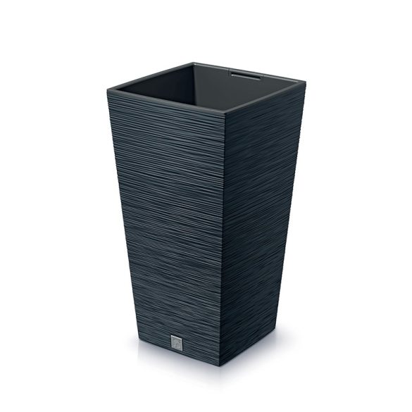 Prosperplast Furu Square virágcserép, 30 cm - antracit
