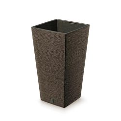  Furu Square ECO Wood virágcserép, 29,5 cm - kávé