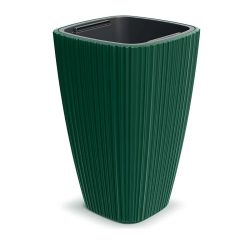   Prosperplast Oro High Square virágcserép, 30 cm - fenyőzöld