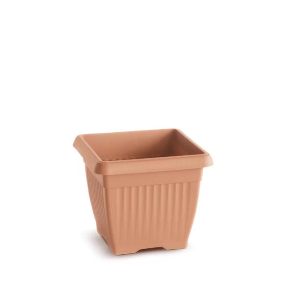 Prosperplast Terra négyszög virágcserép, 45 cm - terrakotta