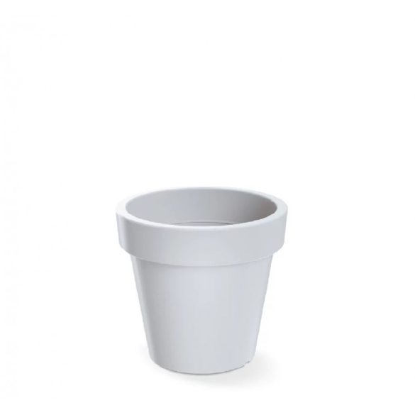 Prosperplast Lofly virágcserép, 16 cm - fehér