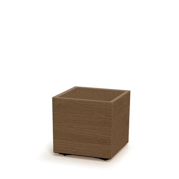Prosperplast Madera Case Eco Wood virágláda, 40 cm - natúr