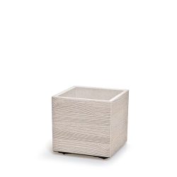   Prosperplast Madera Case Eco Wood virágláda, 40 cm - fehér