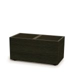   Prosperplast Madera Case Eco Wood virágcserép, 80 cm - kávé