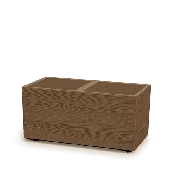 Prosperplast Madera Case Eco Wood virágláda, 80 cm - natúr