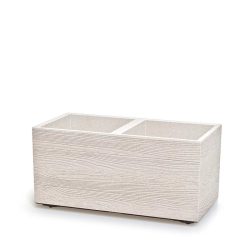   Prosperplast Madera Case Eco Wood virágláda, 80 cm - fehér