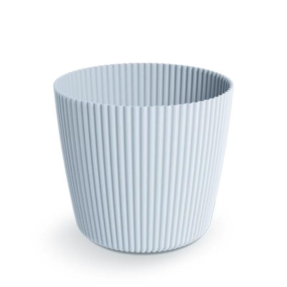 Prosperplast Milly Round virágcserép, 15 cm - szürke