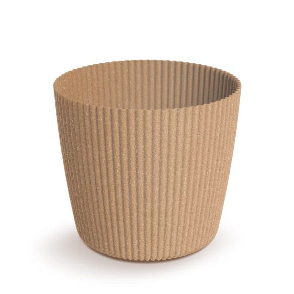 DMI150W-4665W Prosperplast virágcserép Milly Round ECO WOOD - natúr