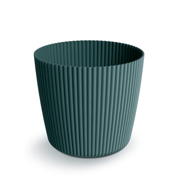 Prosperplast Milly Round virágcserép, 35 cm - fenyőzöld