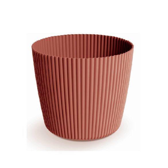 Prosperplast Milly Round virágcserép, 35 cm - rusztikus tégla