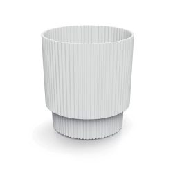 Prosperplast Milly Round virágcserép, 17 cm - fehér