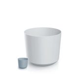 Prosperplast tubo virágcserép, 15 cm - fehér