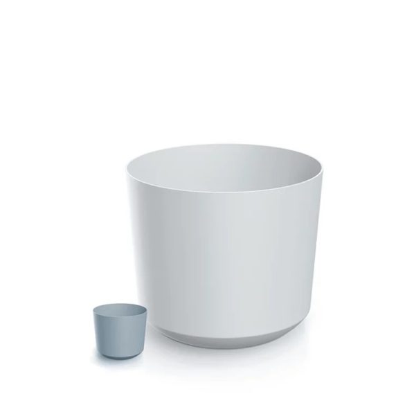 Prosperplast tubo virágcserép, 15 cm - fehér