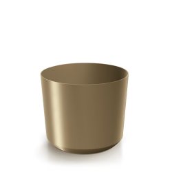 Prosperplast Tubo virágcserép, 35 cm - régi arany