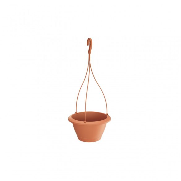 Prosperplast Respana függőcserép alátéttel, 27 cm - terrakotta