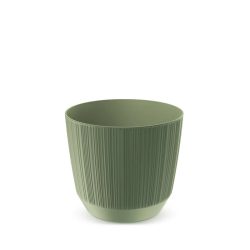 Prosperplast Ryfo virágcserép, 17 cm - föld zöld