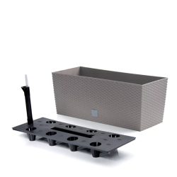 Prosperplast Rato Case virágláda 2in1, 60 cm - mokka