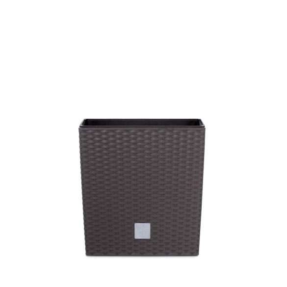 Prosperplast Rato Low 2in1 virágcserép, 17 cm - umbra