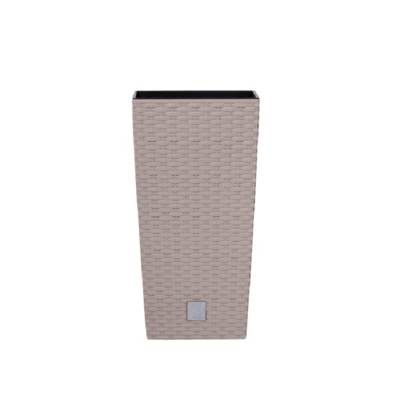 Prosperplast Rato Square 2in1 virágcserép, 30 cm - mokka