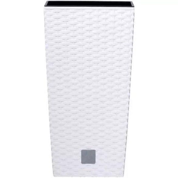 Prosperplast Rato Square 2in1 virágcserép, 30 cm - fehér