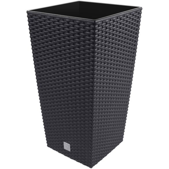 Prosperplast Rato Square 2in1 virágcserép, 32,5 cm - antracit