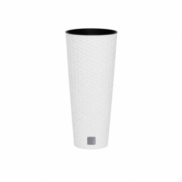 Prosperplast Tubus Rato virágcserép, 30 cm - fehér