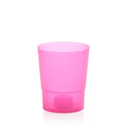   Prosperplast Coubi műanyag orchidea virágcserép - átlátszó pink