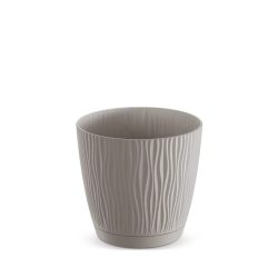 Prosperplast Sandy virágcserép, 15 cm - mokka