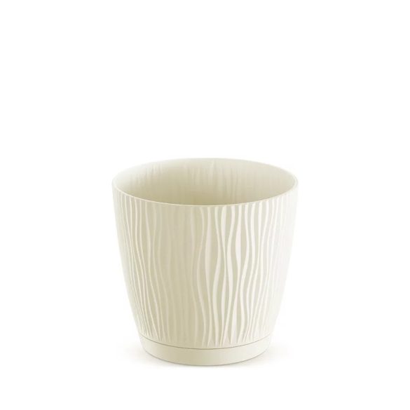 Prosperplast Sandy virágcserép, 15 cm - krém