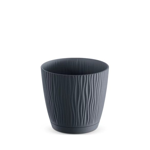 Prosperplast Sandy virágcserép, 15 cm - antracit