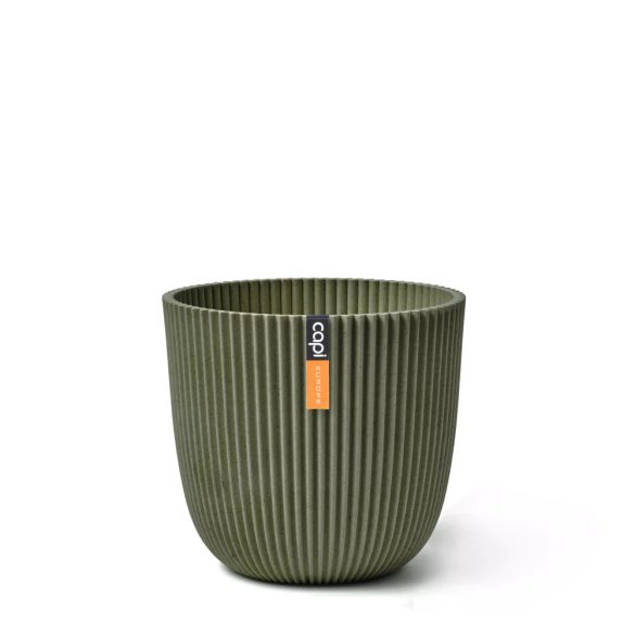 Capi Groove újrahasznosított virágcserép műfűből, 16,5x15 cm - zöld